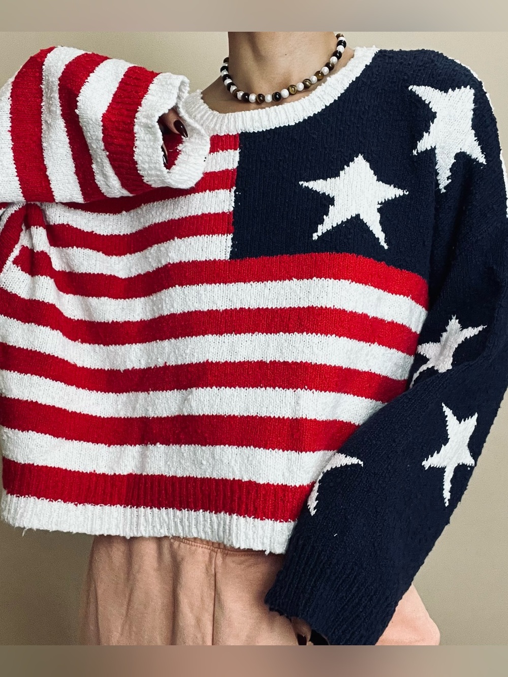 Brand New America flag sweater